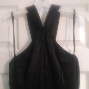 Long black evening dress